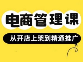 闲鱼小红书开店教程：从0到1电商运营推广全攻略-54创业网