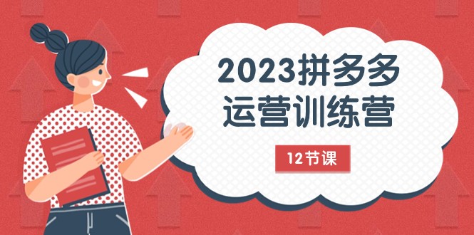 2023拼多多运营训练营12课：掌握流量底层逻辑+免费付费玩法-54创业网